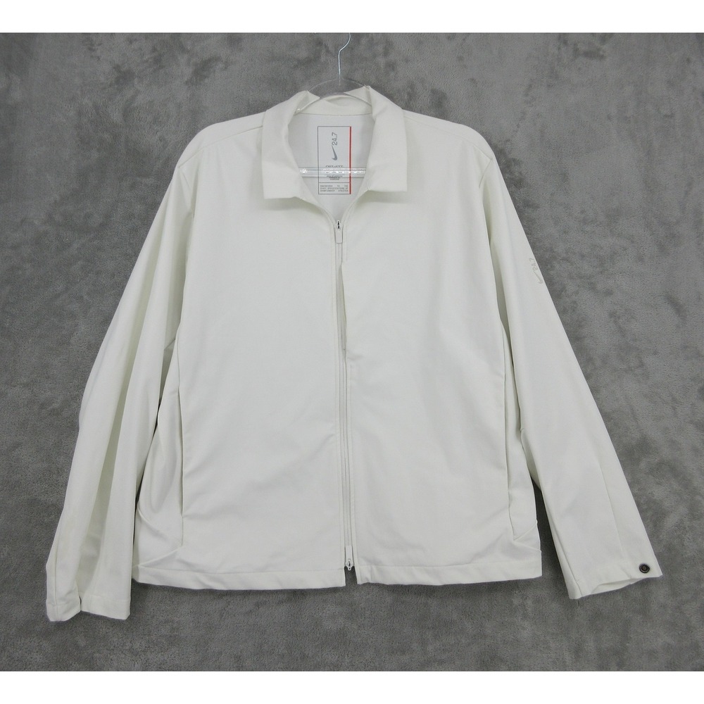Nike Jacket Womens Size S Dri Fit 24.7 Perfect Stretch Athletic White IF2867-133